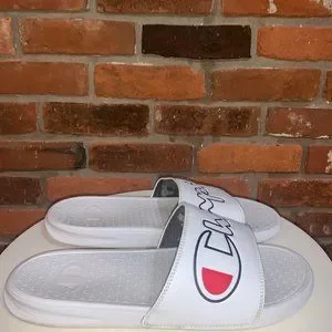 Champion | Shoes | Champion Mens White Super Slide Split  display picture 1